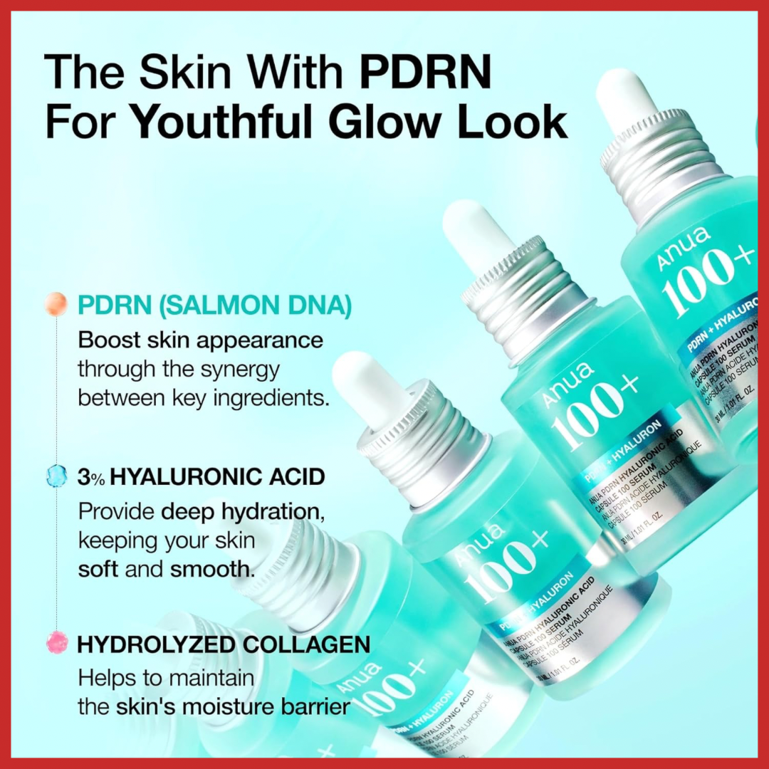 ANUA PDRN Hyaluronic Acid Capsule 100 Serum 30ml