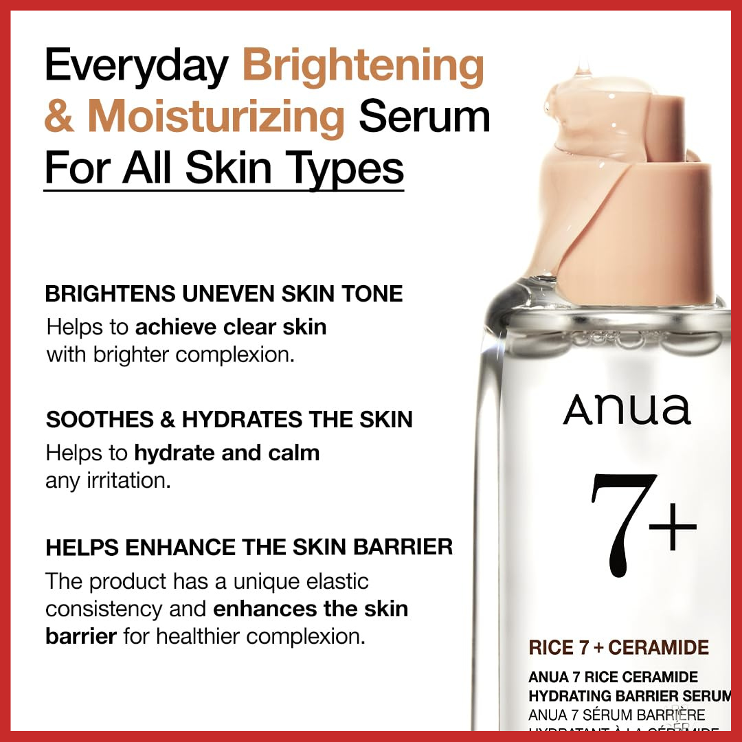 ANUA 7 Rice Ceramide Hydrating Barrier Serum 50ml
