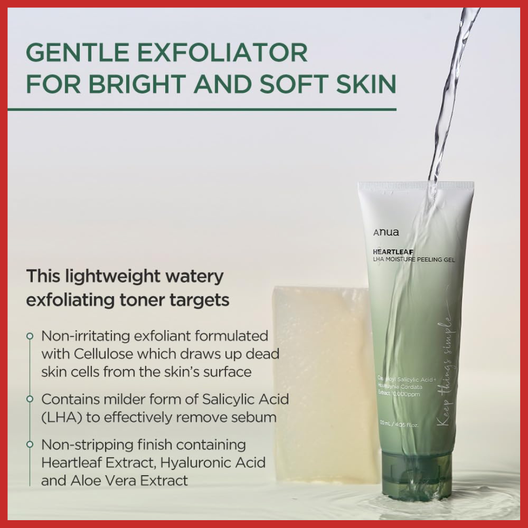 ANUA Heartleaf LHA Moisture Peeling Gel 120ml