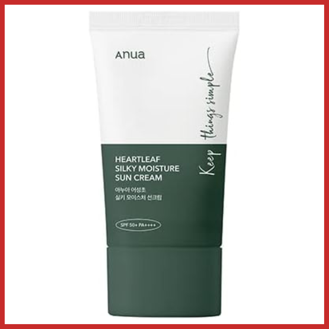 ANUA Heartleaf Silky Moisture Sun Cream 50ml