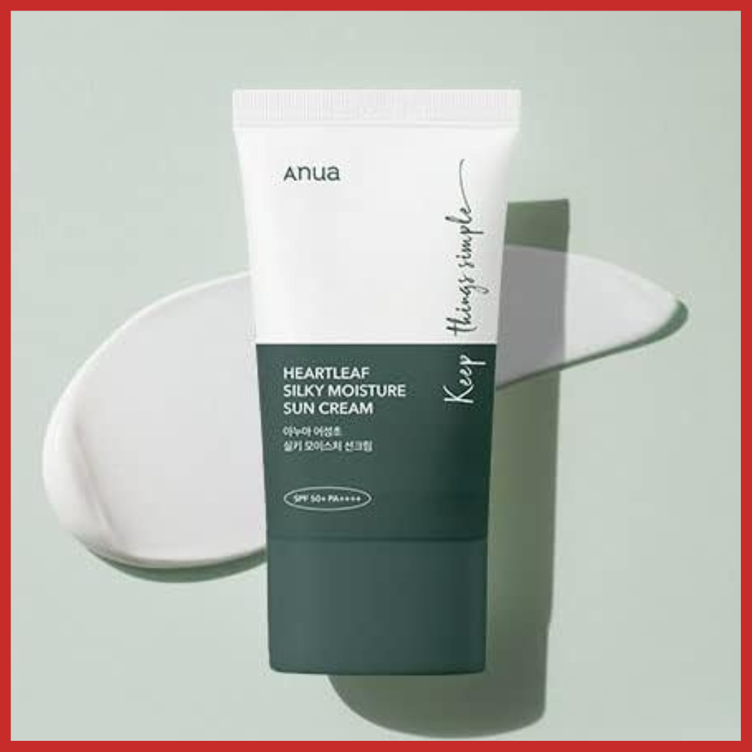 ANUA Heartleaf Silky Moisture Sun Cream 50ml