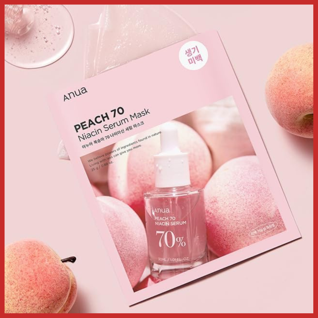 ANUA Peach 70 Niacin Serum Sheet Mask 25ml