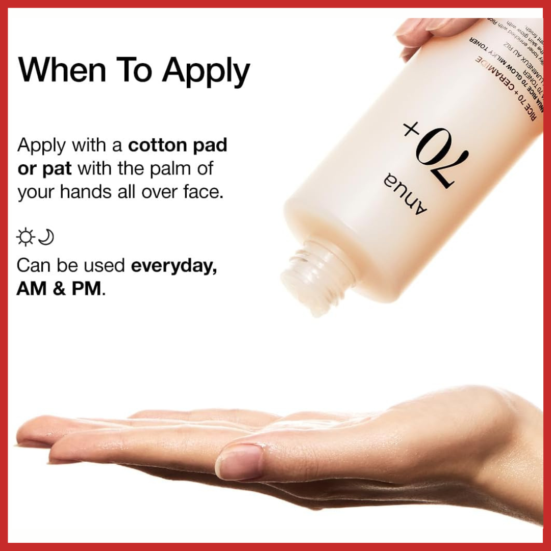 ANUA Rice 70 Glow Milky Toner 250ml