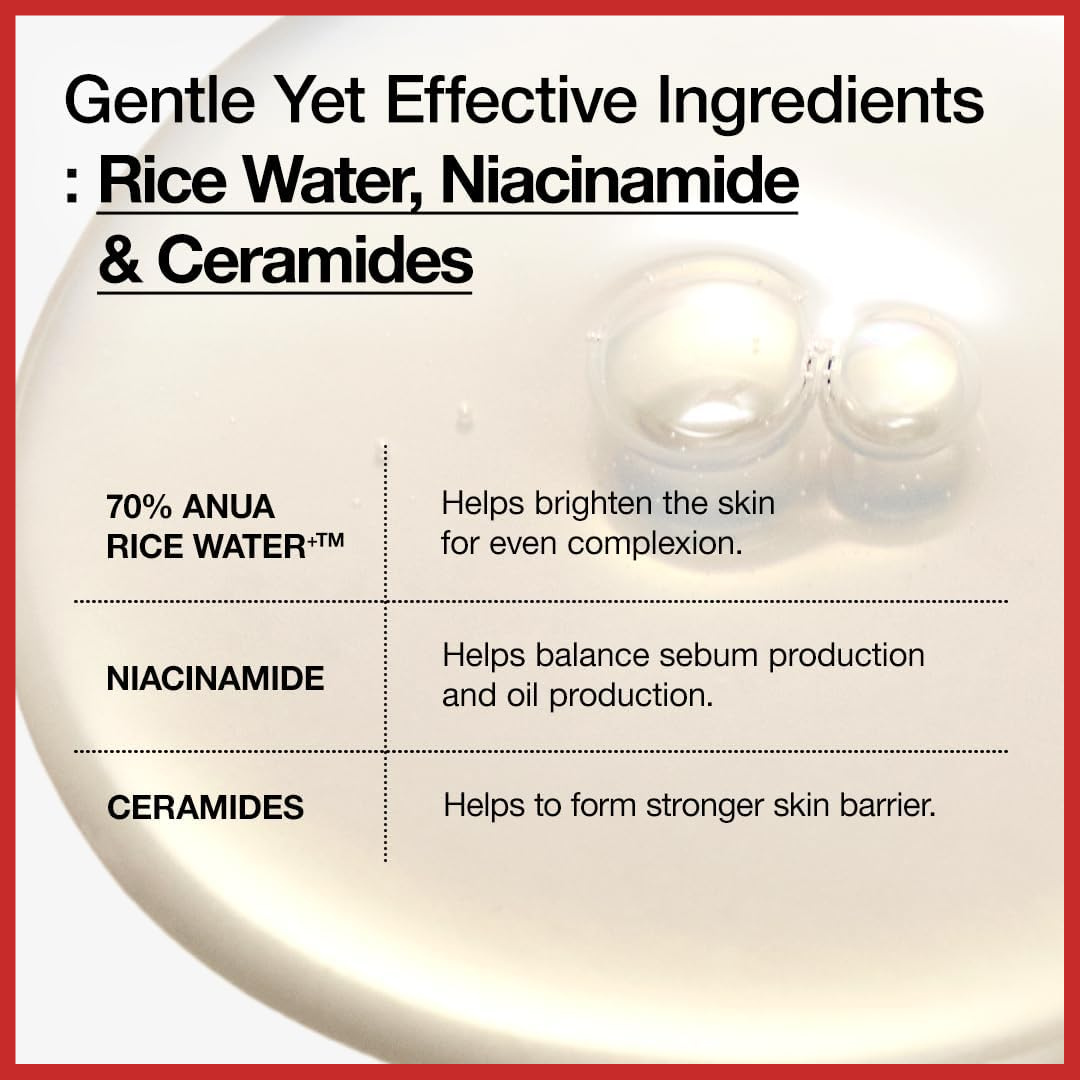 ANUA Rice 70 Glow Milky Toner 250ml