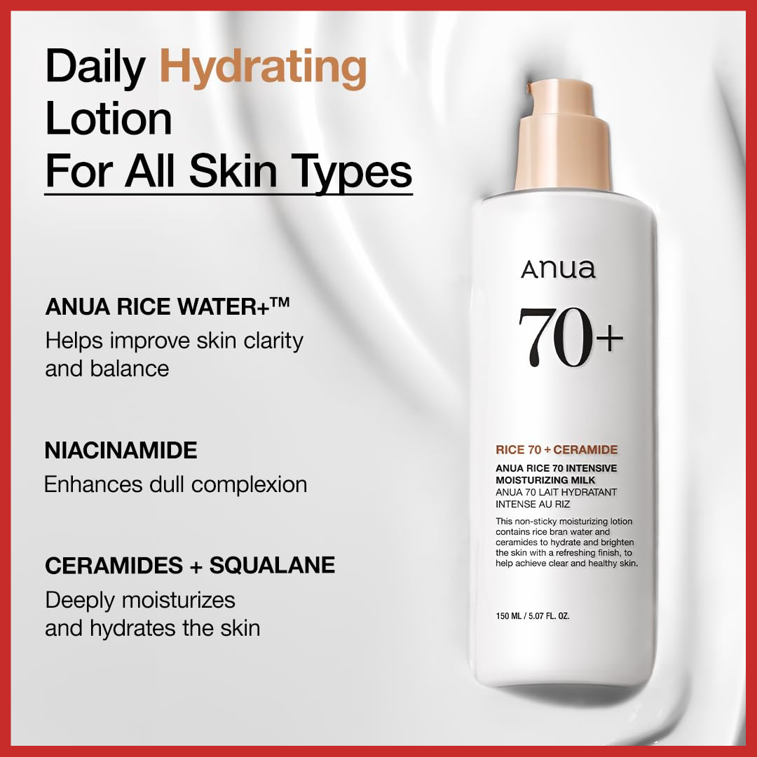 ANUA Rice 70 Intensive Moisturizing Milk 150ml