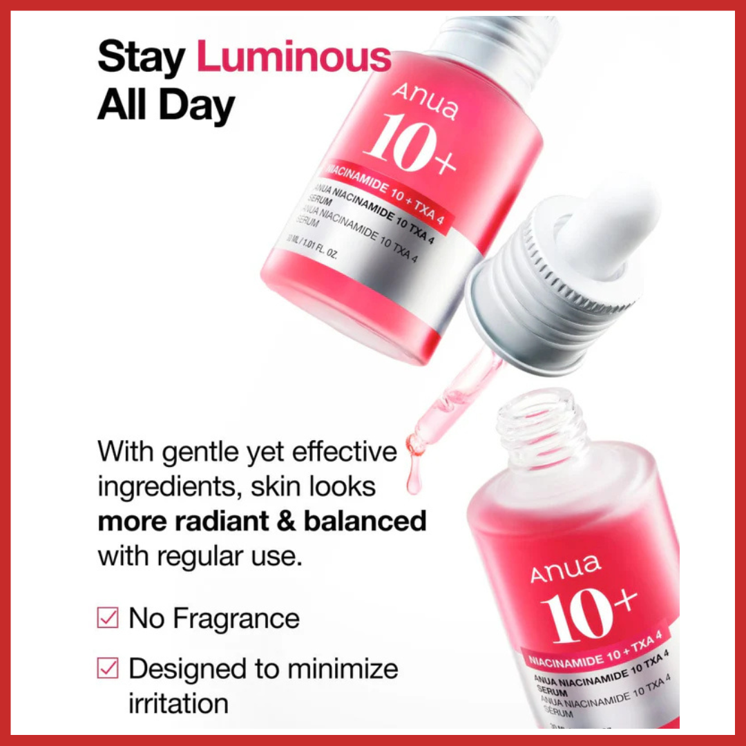 ANUA Niacinamide 10% + TXA 4% Dark Spot Correcting Serum 30ml