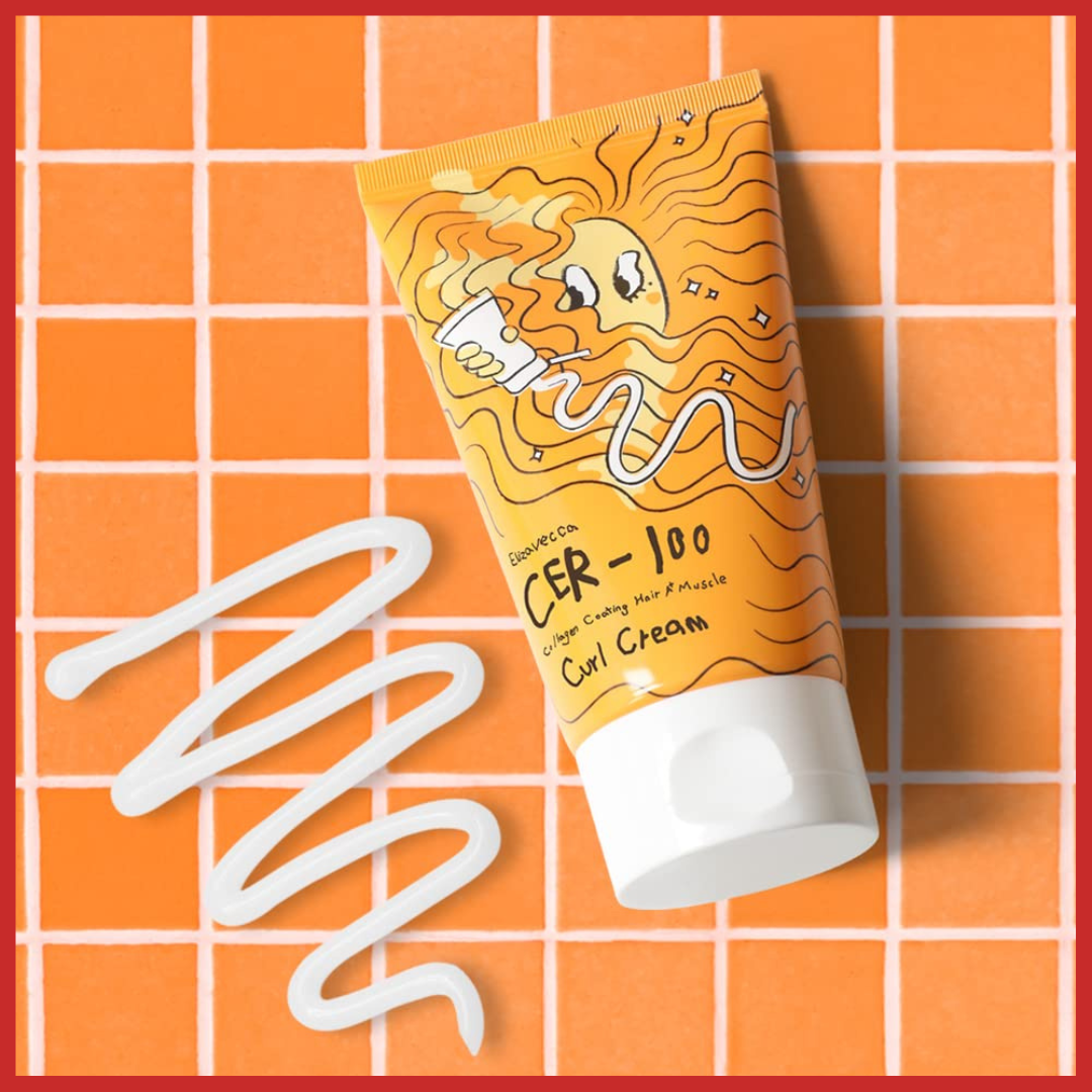 Elizavecca CER-100 Collagen Coating Hair A+ Muscle Curl Cream 120ml