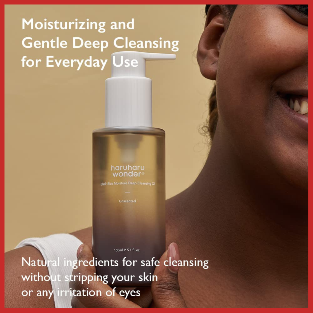 Haruharu WONDER Black Rice Moisture Deep Cleansing Oil 150ml