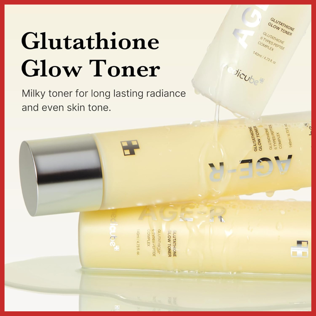 medicube AGE-R Glutathione Glow Toner 140ml