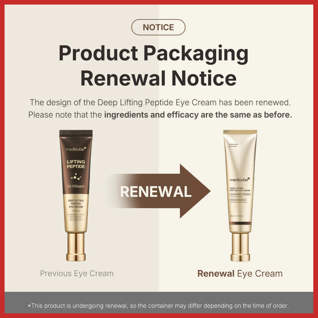 medicube Deep Lifting Peptide Eye Cream 30ml