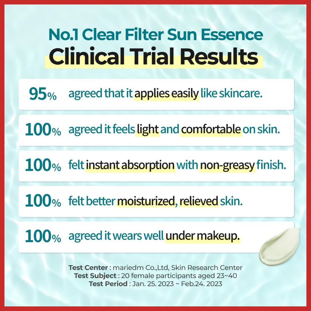 numbuzin No.1 Clear Filter Sun Essence 50ml SPF50+