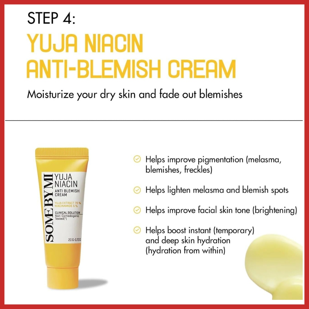 SOME BY MI Yuja Niacin 30 Days Anti Blemish Starter Kit (04 PCS)