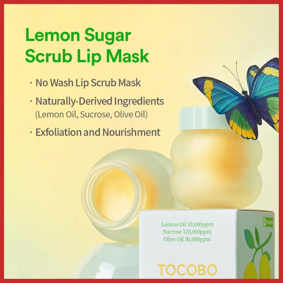 TOCOBO Lemon Sugar Scrub Lip Mask 20ml