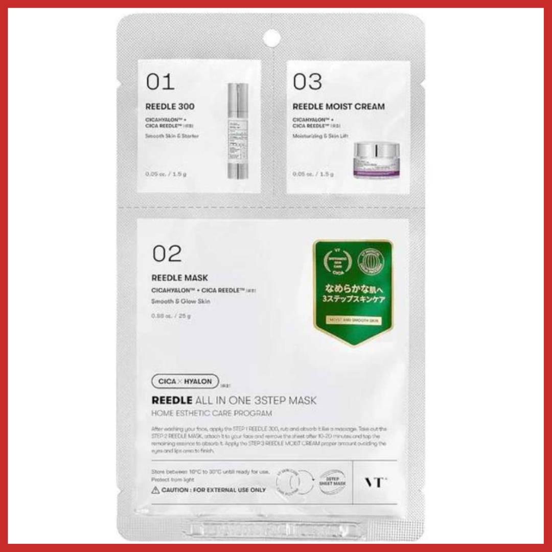 VT Cosmetics Reedle Shot All In One 3 Step Mask