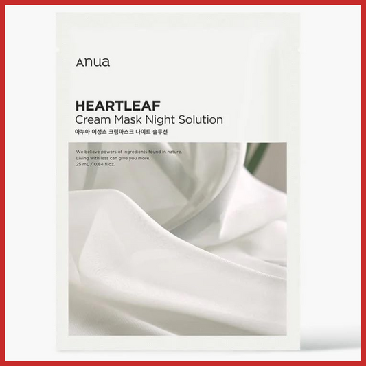 ANUA Heartleaf Cream Mask Night Solution 25ml