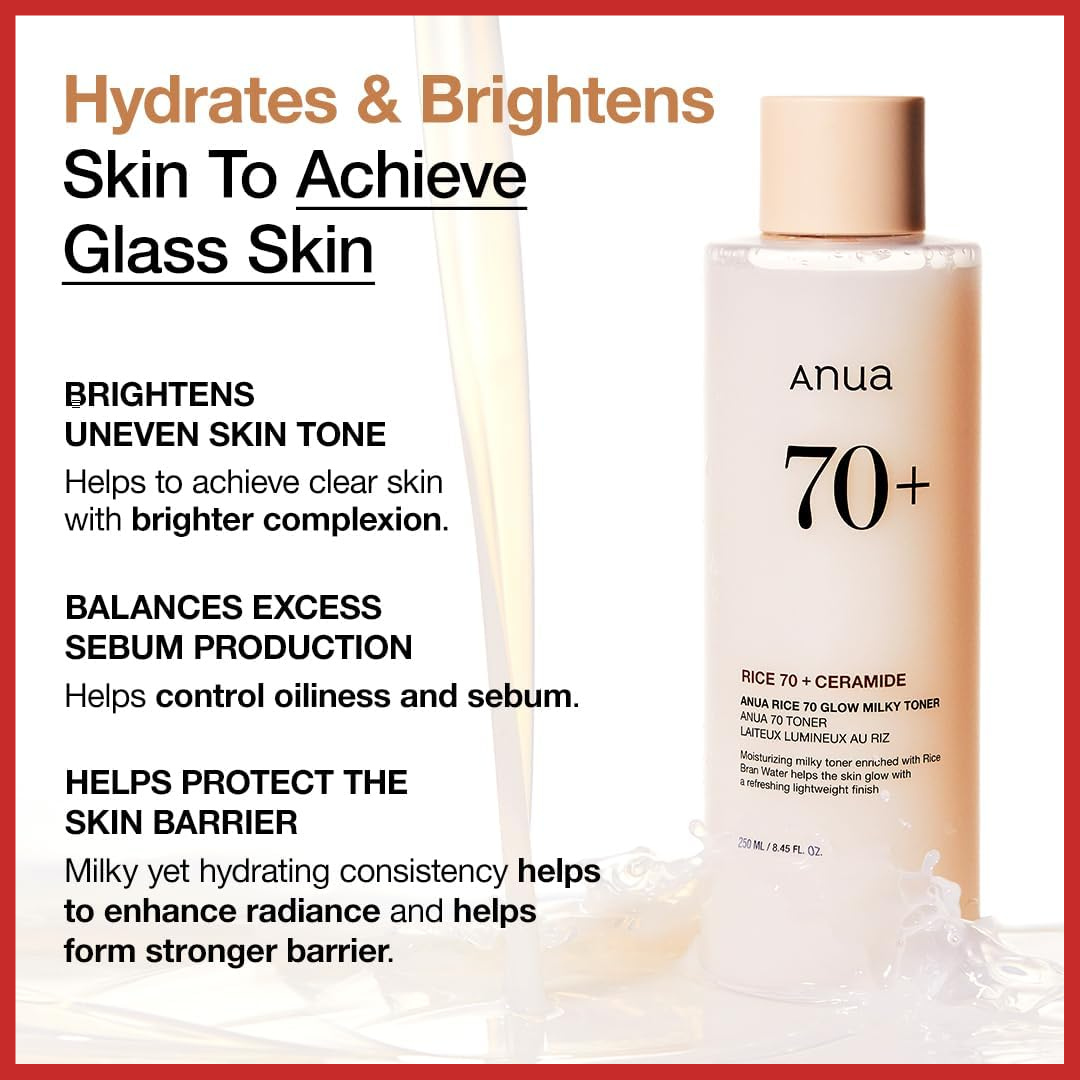 ANUA Rice 70 Glow Milky Toner 250ml