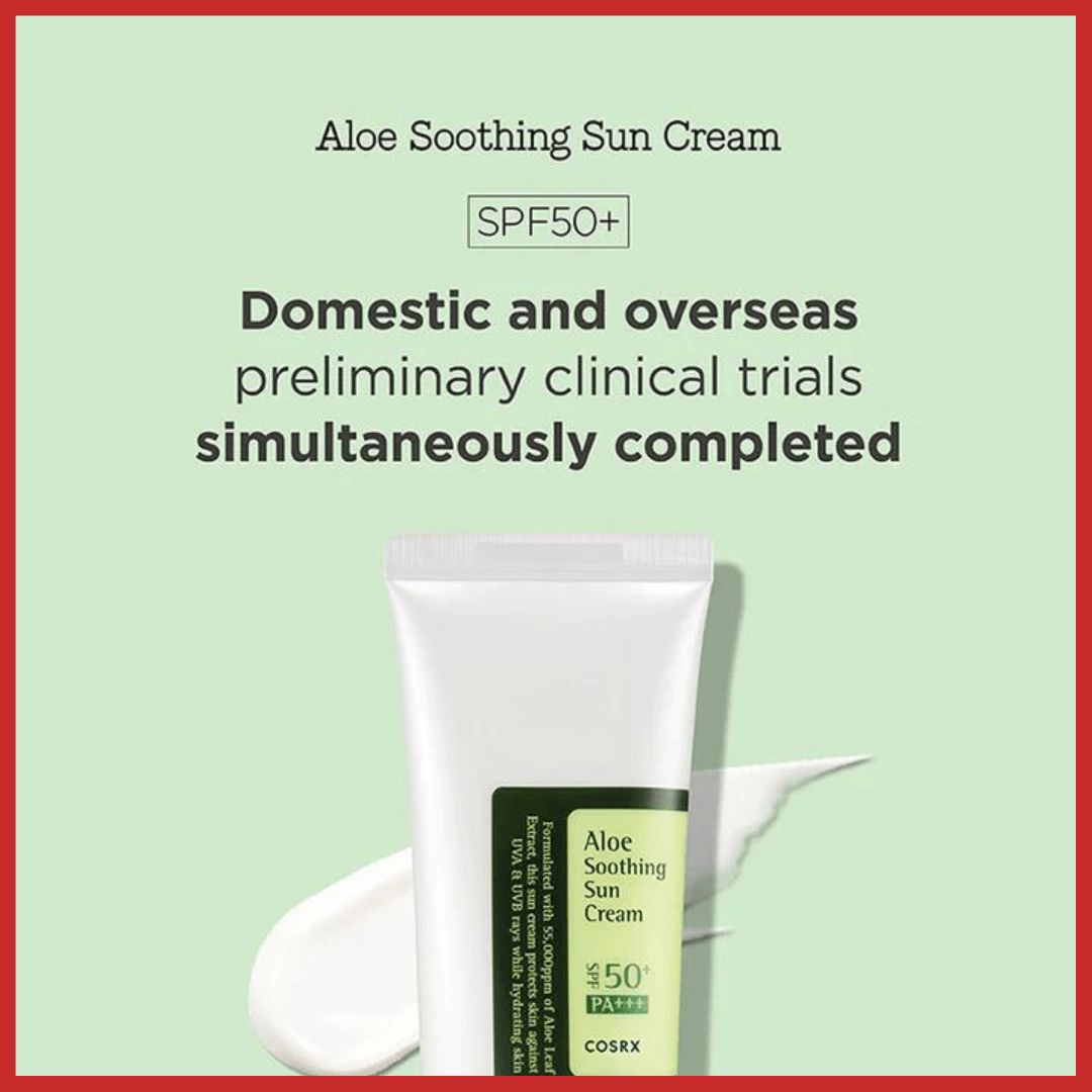 COSRX Aloe Soothing Sun Cream SPF50+ PA+++ 50ML