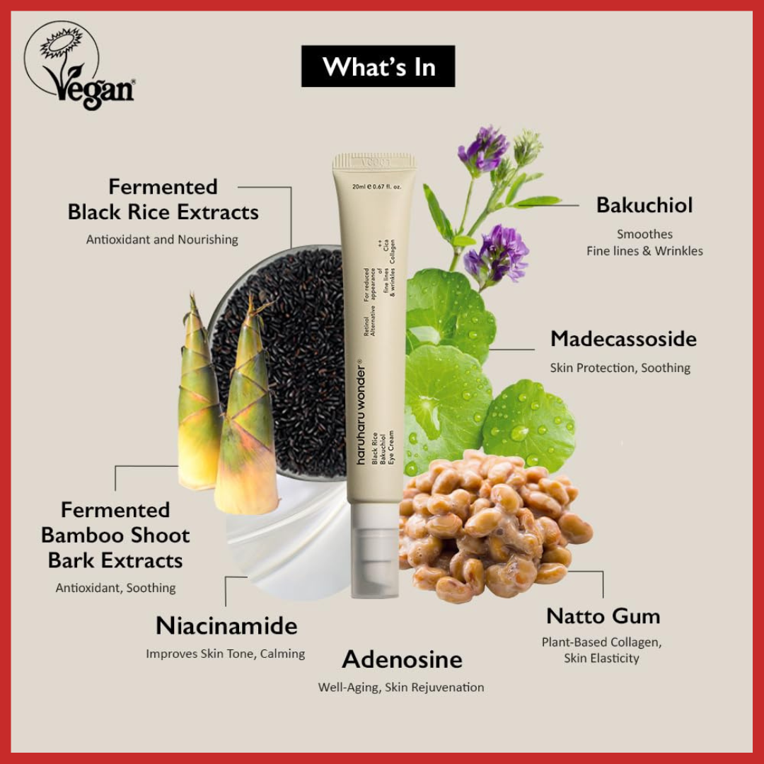 Haruharu WONDER Black Rice Bakuchiol Eye Cream 20ml
