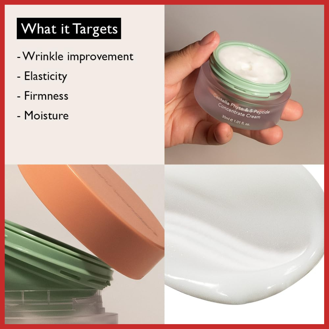 Haruharu WONDER Centella Phyto & 5 Peptide Concentrate Cream 30ml