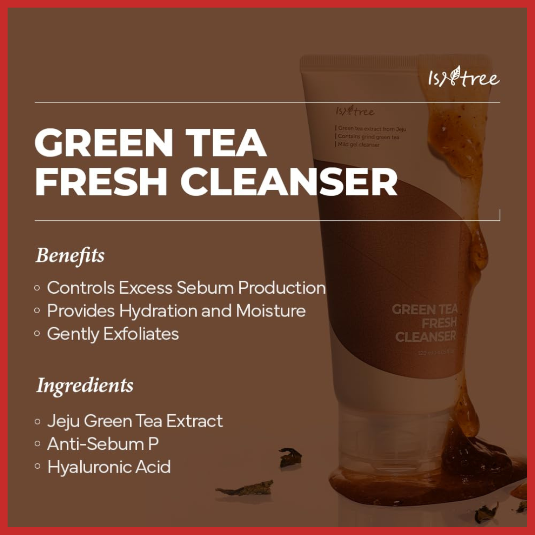 ISNTREE Green Tea Fresh Cleanser 120ml