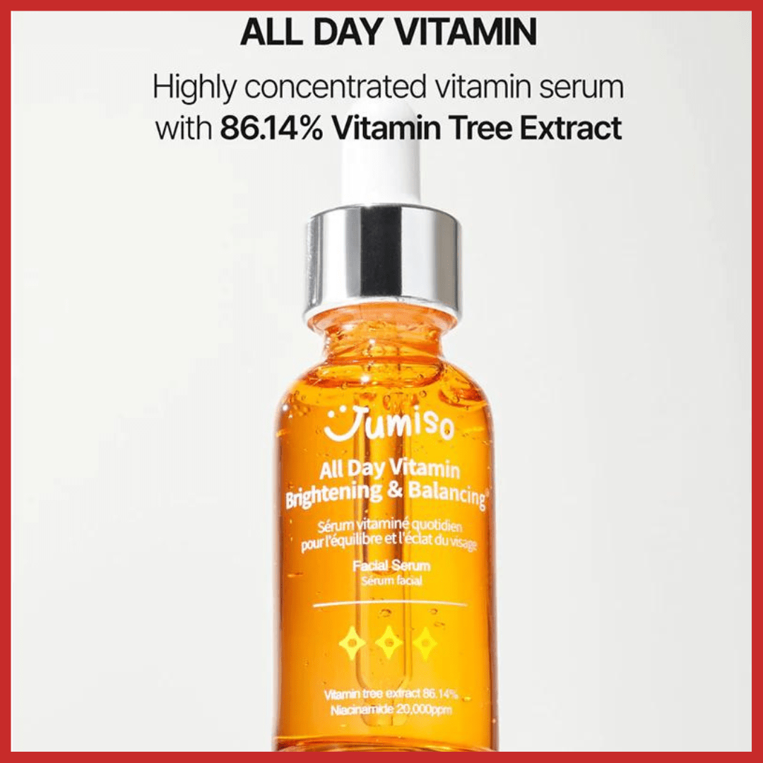 JUMISO All Day Vitamin Brightening & Balancing Facial Serum 30ml