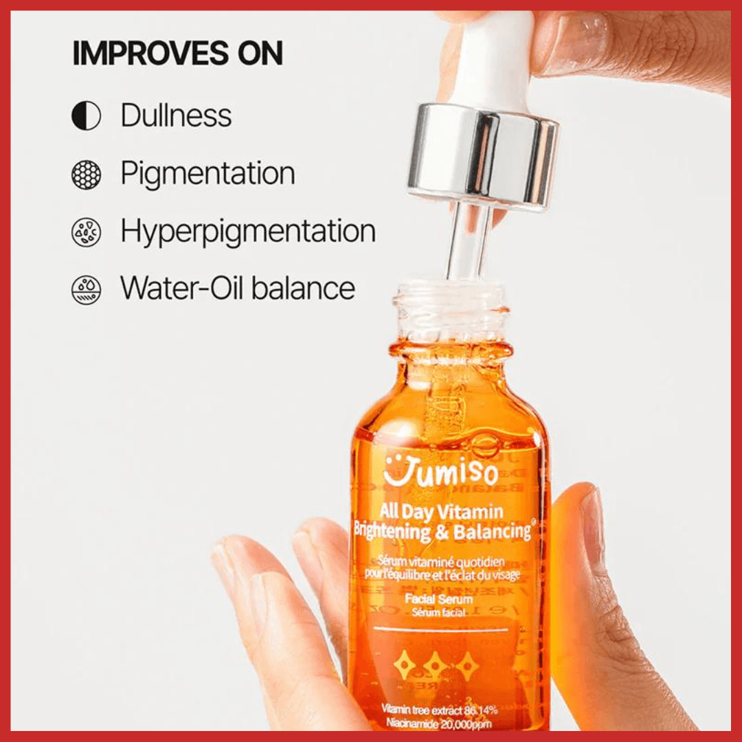 JUMISO All Day Vitamin Brightening & Balancing Facial Serum 30ml