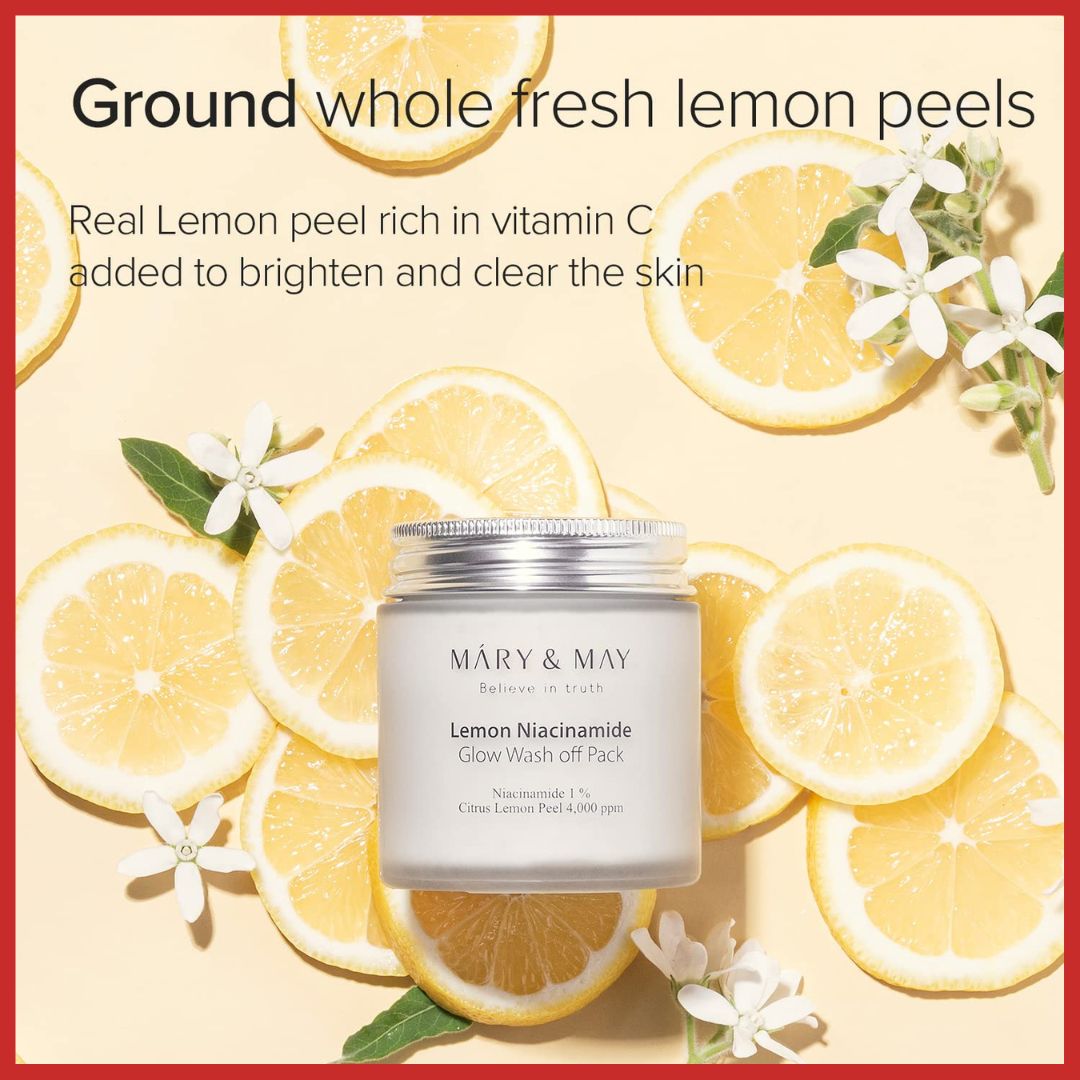 Mary&May Lemon Niacinamide Glow Wash Off Pack 125g