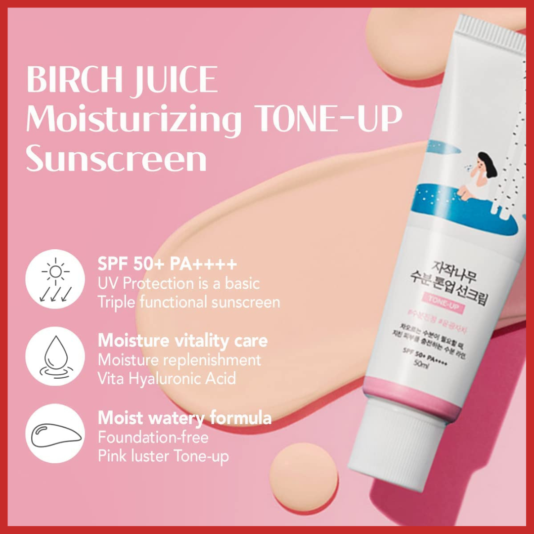 ROUND LAB Birch Moisture Tone-Up Sunscreen 50ml