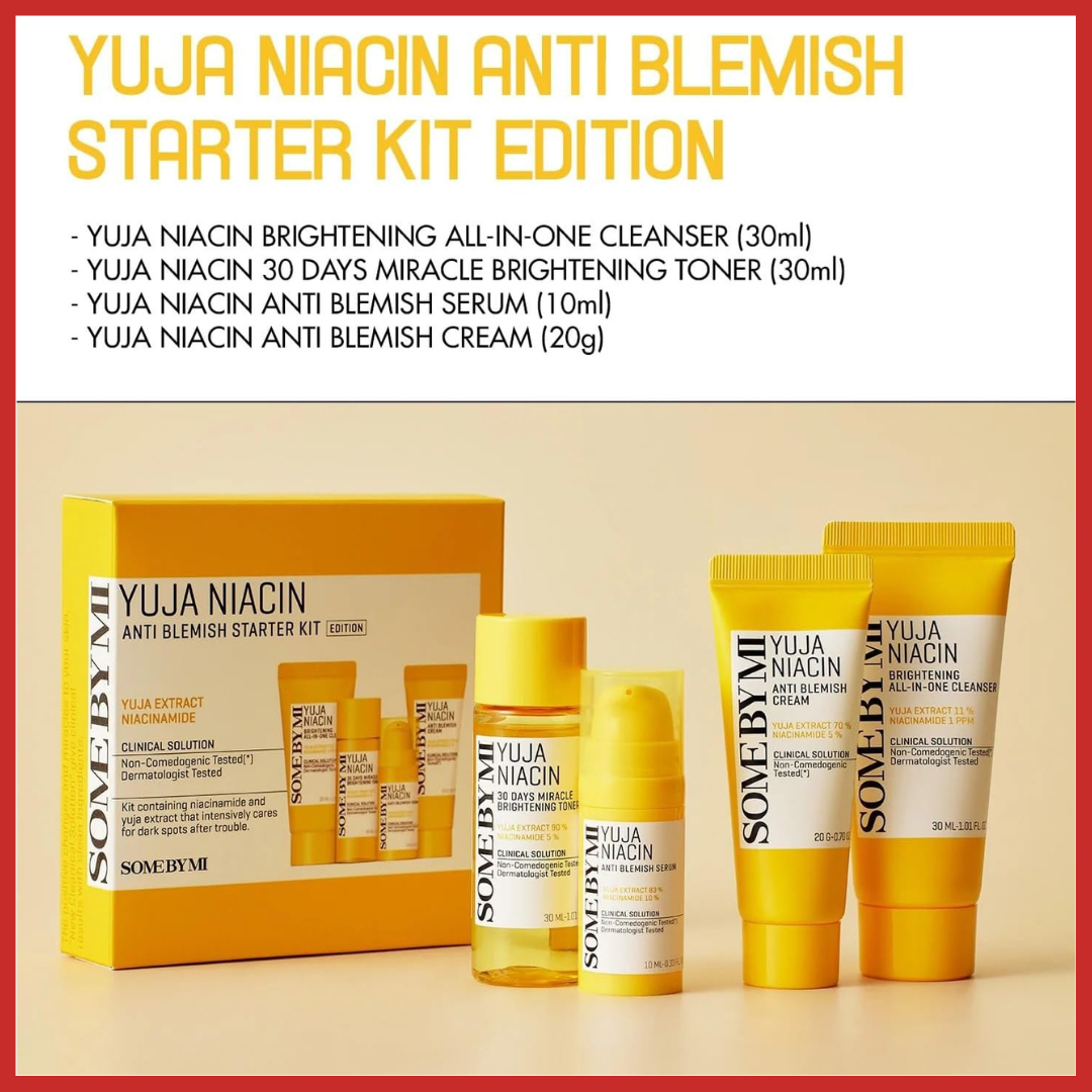 SOME BY MI Yuja Niacin 30 Days Anti Blemish Starter Kit (04 PCS)