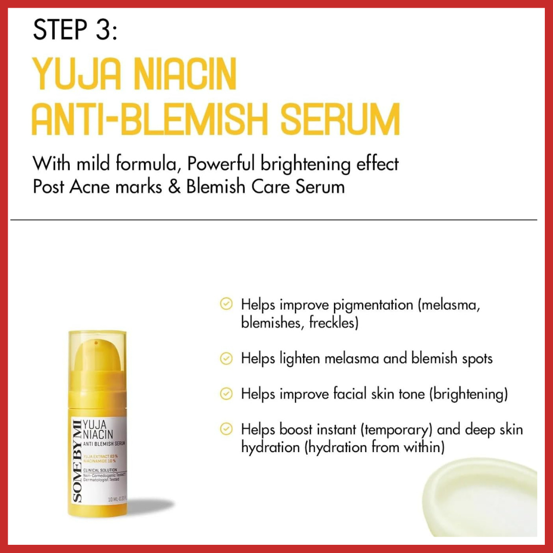SOME BY MI Yuja Niacin 30 Days Anti Blemish Starter Kit (04 PCS)