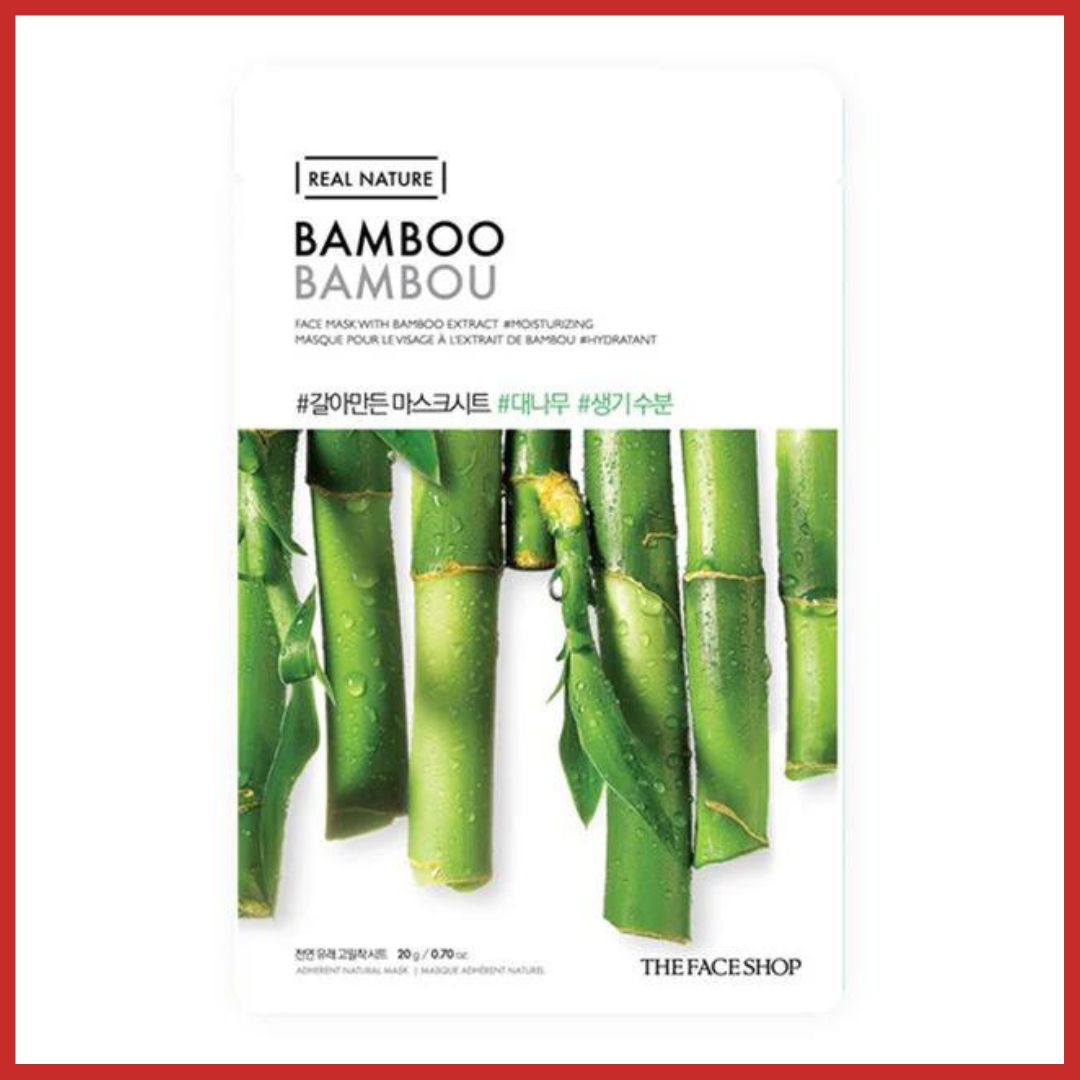 THE FACE SHOP Real Nature Bamboo Face Mask 20g