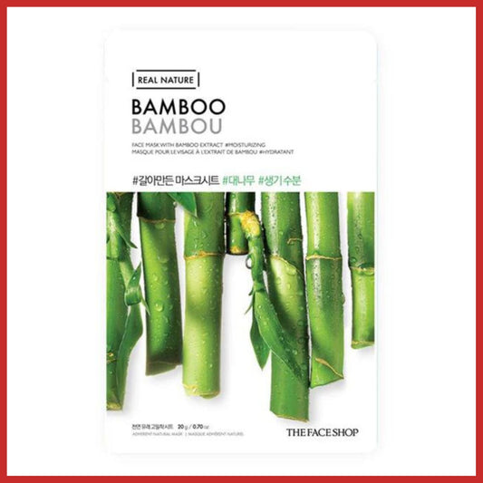 THE FACE SHOP Real Nature Bamboo Face Mask 20g