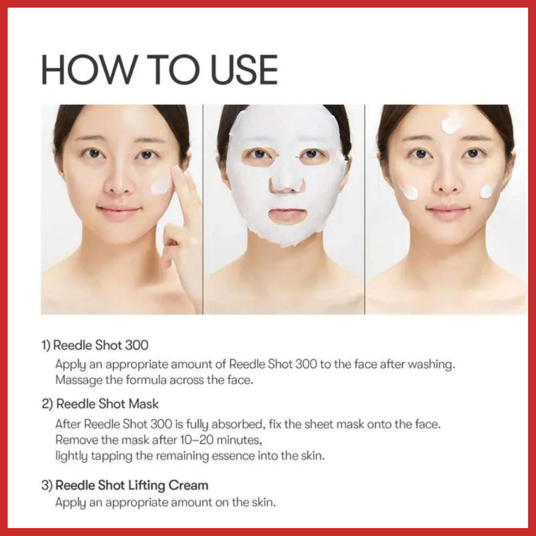 VT Cosmetics Reedle Shot All In One 3 Step Mask