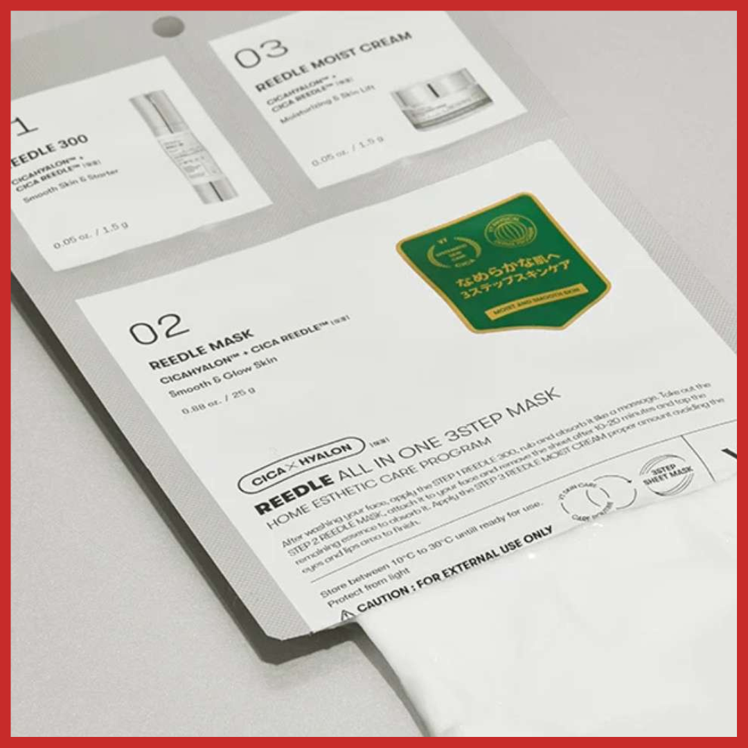 VT Cosmetics Reedle Shot All In One 3 Step Mask