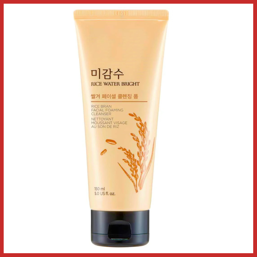 The Face Shop Rice Water Bright RICE BRAN (Yellow) Facial Forming Cleanser 150ml