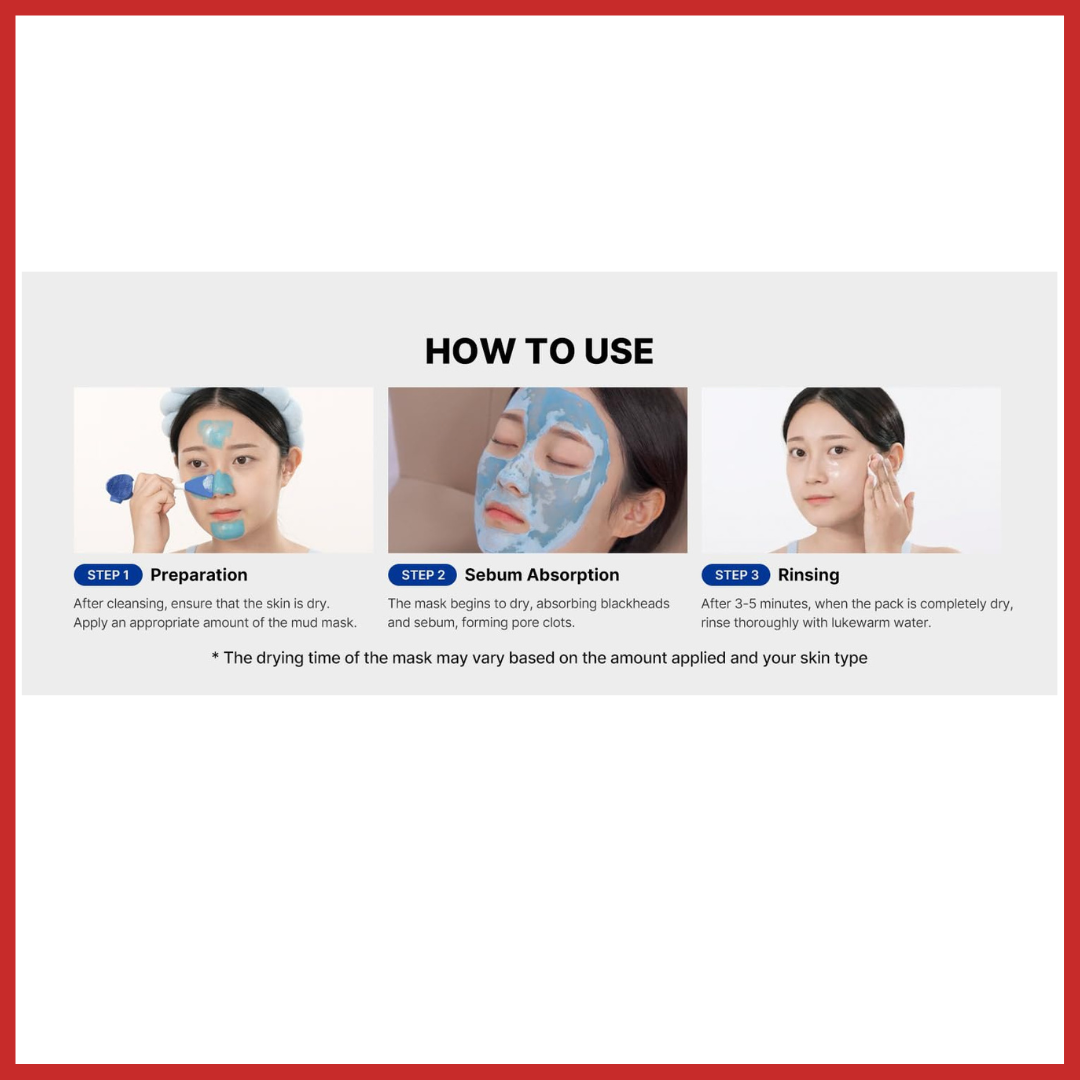 medicube Zero Pore Blackhead Mud Facial Mask 100ml