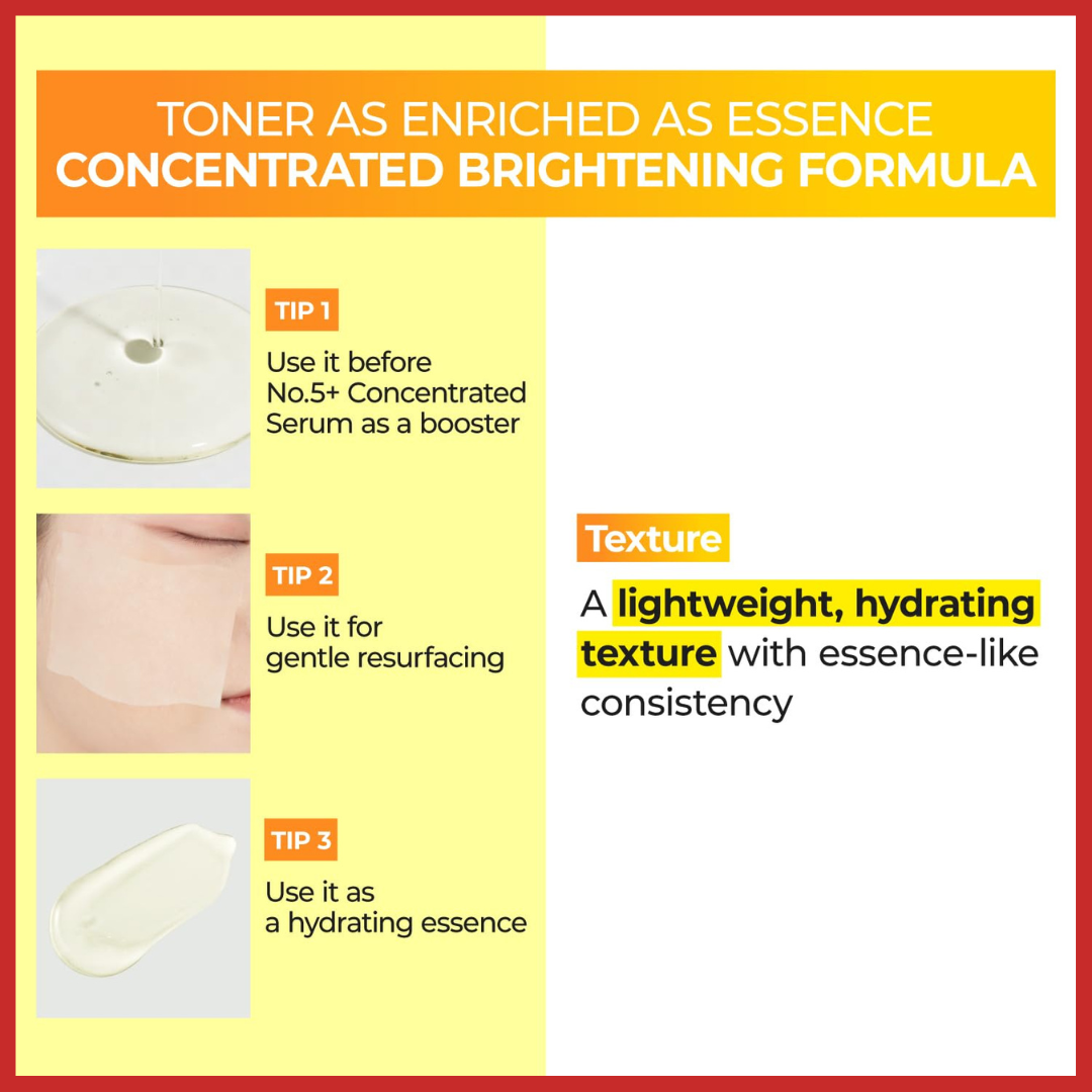 numbuzin No.5 Vitamin Boosting Essential Toner 200ml